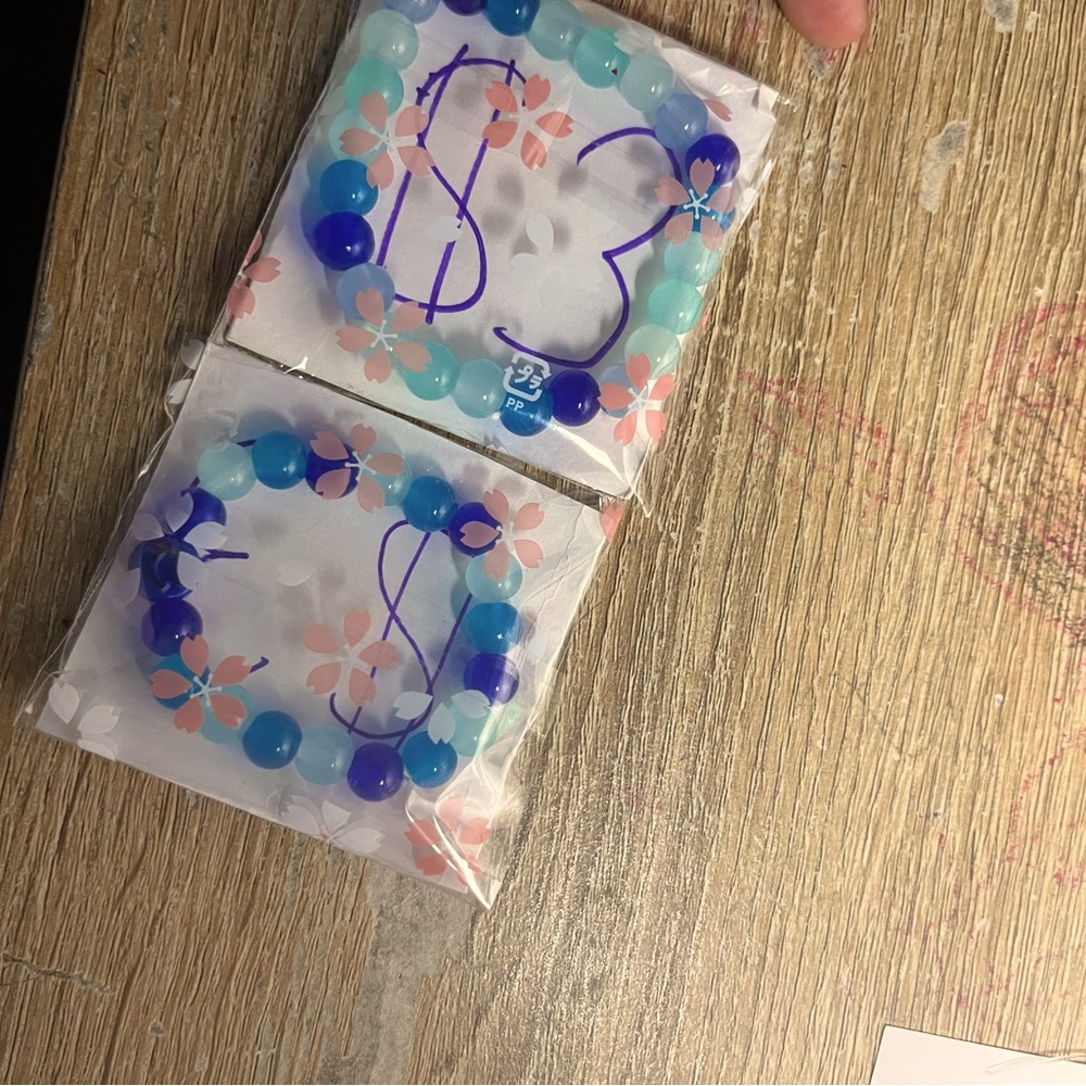 Glass bead bracelets
